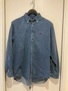 値下げ中　POLO COUNTRY RALPH LAUREN ラルフローレン デニムシャツ 長袖シャツ ボタンダウン RRL ポロカントリー　デッドストック購入