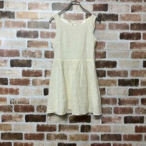 [OLIVE des OLIVE] race design no sleeve One-piece 