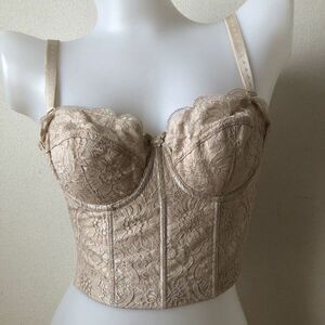 W259 long bra size E65 wire Bravo n entering strap removed bustier correction underwear -L518