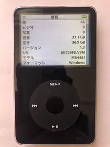 iPod classic 5.5世代 歴代最高音質　新品HDD40GB交換　新品バッテリー交換済み　iTunes同期左右音出しOK