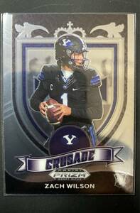 【ZACH WILSON】2021 PANINI PRIZM DRAFT PICKS FOOTBALL #168 - PRIZM CRUSADE ROOKIE CARD【RC】【ザック・ウィルソン】