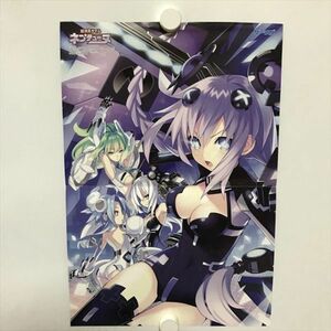 B15055 ◆超次元ゲイム ネプテューヌ ゲーマガ付録 B4サイズ ポスター 送料180円 ★5点以上同梱で送料無料★