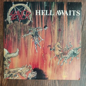 国内盤レコード　SLAYER / HELL AWAITS 　スレイヤー　美盤