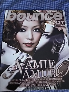 bounce 2010/1 3317号 タワーレコード 冊子 安室奈美恵 /