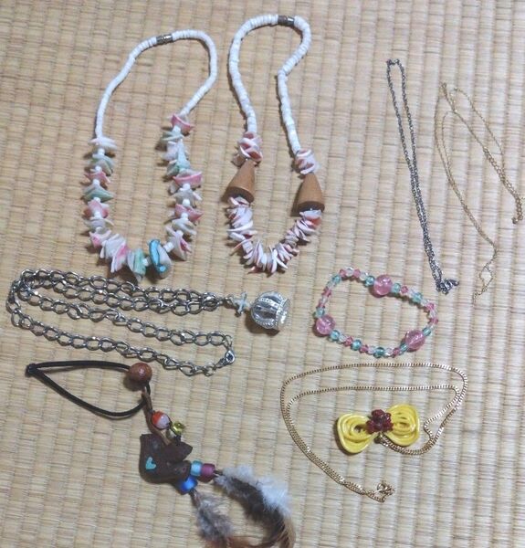子ども アクセサリー 貝殻 ネックレス ブレスレット