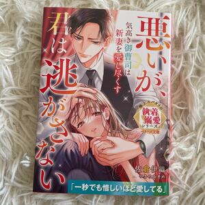 10月新刊　1読　気高き御曹司は新妻を愛し尽くす　佐倉伊織　ベリーズ文庫 送料185 初版　帯付