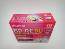 42455 ★ マクセル Maxell 録画用ブルーレイディスク BD-REDL インクジェットプリンター対応 繰り返し録画用 BEV50WPE.10S ★ 未開封_画像2