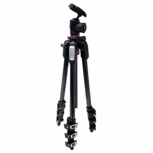 Manfrotto マンフロット プロ三脚 190シリーズ MT190CXPRO4 自由雲台 MH-494-BH センターボール セット 【未使用保管品】 U2310K1702