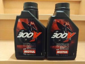 MOTUL モチュール 300V ファクトリーライン ロード レーシング 5W30 1L 2缶 2本 FACTORY LINE ROAD RACING 正規品