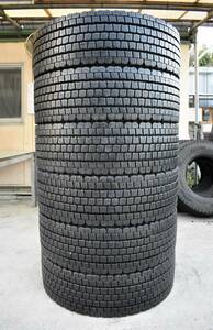 送料無料 245-70R19.5 DUNLOP ECORUT SP088 2022 年製 6本 セット残り溝 15mm~16mm