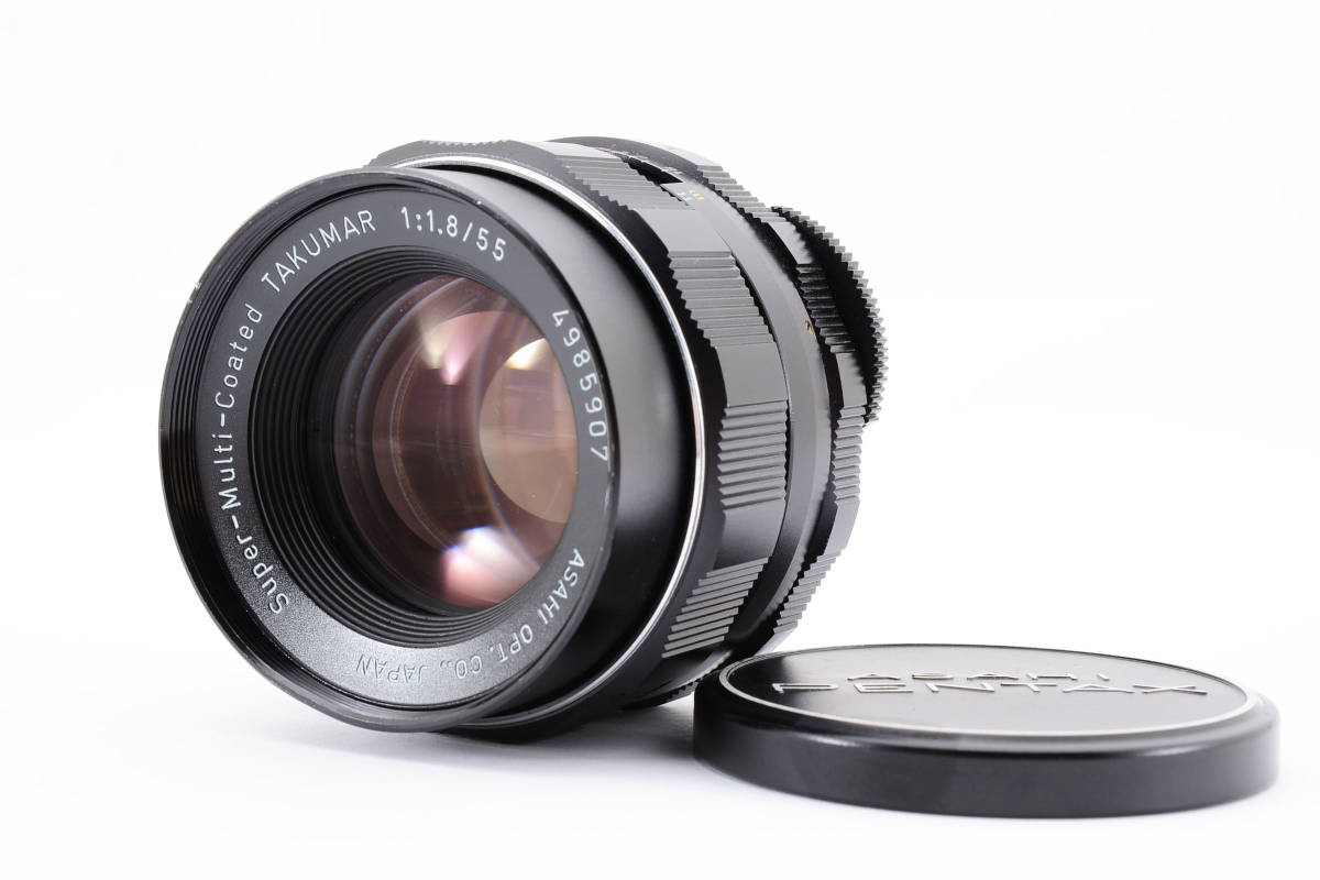 ☆実用美品☆ PENTAX ペンタックス SMC TAKUMAR 55mm F1.8 ☆完動品