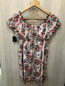 ANNA SUI One-piece floral print size image chronicle have P unused 