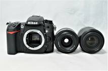 ★バッグ付美品★ ニコン Nikon デジタル一眼レフカメラ D7000 ダブルレンズセット ■ K-06OC23-1697_画像2