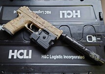 東京マルイ ソーコム SOCOM Mk23 固定スライドガスガン デザートデジタル迷彩塗装（中古品）現状渡し品 メタルギア_画像3