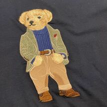 HA614 美品 Ralph Lauren パープルラベル Polo Bear T-shirt 半袖Tシャツ sizeL ラルフローレン 送料185円_画像2