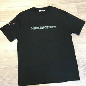 IK/55 HIGHSNOBIETY ハイスノバイエティ 半袖Tシャツ ブラック XLサイズ クリックポスト発送可能