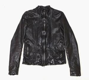 JULIUS ユリウス 09FW レザージャケット 1 CANON_2 09AW LAMB LEATHER ラムレザー