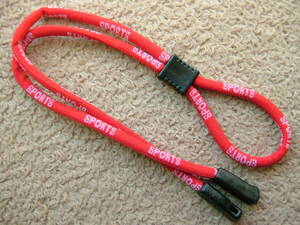  glasses strap red metal un- use 