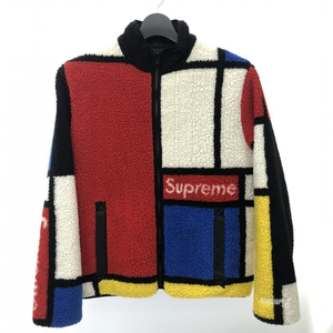 【中古】Supreme　20AW　Reversible Colorblocked Fleece jacket　M　シュプリーム　フリース[240066128171]