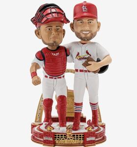 [モリーナ ウェインライト] 限定 ボブルヘッド バブルヘッド foco カージナルス Molina Wainwright Cardinals 先発バッテリー 新記録 325回