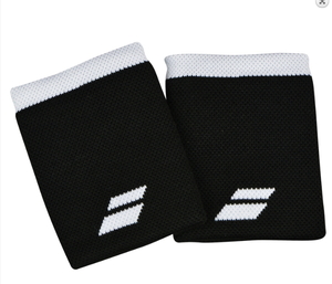 *BABOLAT( Babolat )* wide Logo wristband ( black )