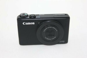 Canon デジタルカメラ PowerShot S110 約1210万画素 F2.0 光学5倍ズーム ブラック PSS110(BK) #3345-190