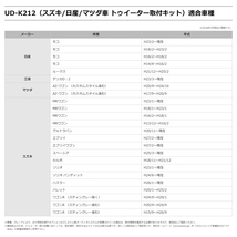 ★UD-K212 トゥイーター取付けキット 欠品あり パイオニア Pioneer カロッツェリア Carrozzeria F1720S F1620S F1730S F1630S_画像7