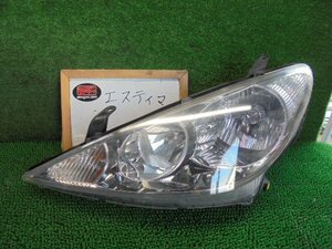 3EV8556 AA5)) トヨタ エスティマL ACR30W/ACR40W 後期型 アエラス 純正 ヘッドライト左　コイト28-165