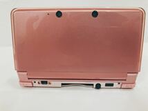 任天堂3DS ニンテンドー3DS ニンテンドー3DS本体 任天堂 3DS ミスティピンク ピンク　タッチペン付き　やや汚れ、傷有り　作動未確認_画像5