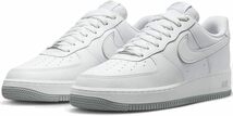 送料無料 27cm●ナイキ エア フォース 1 07 AIR FORCE 1 ホワイト グレー AF 白 グレー DV0788-100 スニーカー_画像1