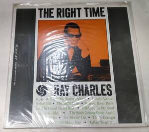 LP　THE RIGHT TIME RAY CHARLES 　ザ・ライト・タイム　レイ・チャールズ　レコード●H3008