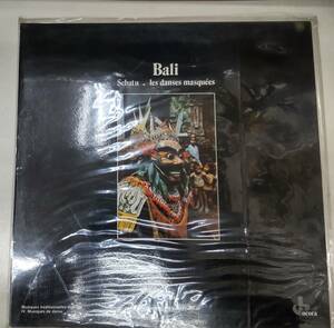  LP レコード Bali Sebatu Les Danses Masques フランス盤 バリ 長岡鉄男 Ocora　●H3008