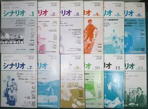 【希少】シナリオ 1994年 12冊 揃い シナリオ作家協会 編集 平成６年 遠い海から来たCOO/男はつらいよ/免許がない！/夏の庭/シュート！ 他