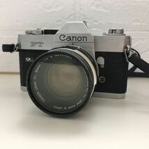 CANON キャノン FT QL フィルムカメラ レンズ CANON LENS FL 50mm 1:1.4 ブラック シルバー _画像1