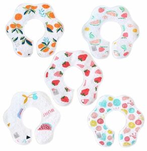 Baby Shapo Baby Bib 5 Set Public Edals STY BABY NEWORN COTTLETCLETACE WATEACE Водонепроницаем