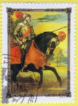 カール5世★神聖ローマ帝国のローマ皇帝★スペイン国王★北朝鮮★１９８４★切手★美消し_画像1