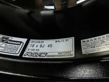 【送料無料・税込み】RAYS WALTZ鍛造S7 18in8J+45 5穴PCD120 X-ICE3 225/45R18 BMW mini R系クロスオーバー/F系E系3シリーズ_画像9