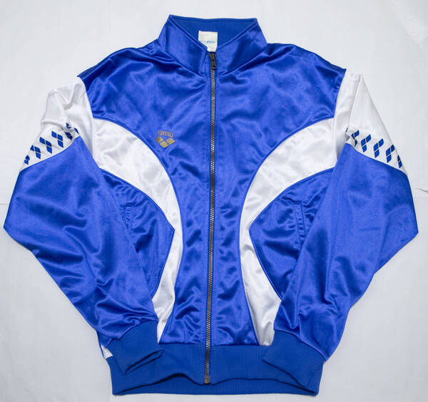 アリーナ 光沢ジャージジャケット M 古着即決! トラックジャケット 体操服