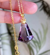 天然石 逸品アメジストs925（紫水晶）のネックレス（番号A3091）_画像4