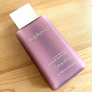 [ prompt decision ] Calvin Klein euphoria body lotion 200ml domestic regular goods rare hard-to-find cream puff .-m