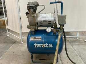 ●OG● iwata 岩田 小type　レシプロ Air conditionerプレサー DCS-02PT 1988製 Used item 15L 200V 50/60Hz 0..2kW H2310-185