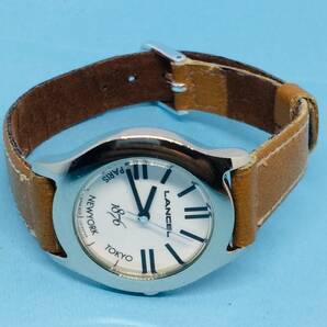 (Z38)クラシカルな(*'▽')LANCEL・ランセル（電池交換済み）シルバー・レディス腕時計USED（送料全国一律185円）洒落た時計です。の画像7
