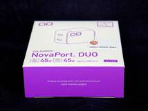 【新品・未開封品】CIO NovaPort DUO GaN充電器 CIO-G45W2C 45W ACアダプター USB type-c 2ポート PD対応 急速充電 タイプC ブラック_画像5