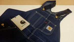 【Carhartt】 BIB OVERALL カーハート　オーバーオール　30W x 32L color：blue rigid/サイズ30 新品 タグ付 CARHARTT 