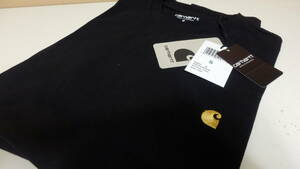新品 CARHARTT WIP S/S CHASE T-SHIRT 半袖Tシャツ/カーハート 　ロゴの刺繍　IO26391　カラーBlack サイズS