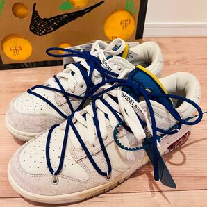OFF-WHITE × NIKE DUNK LOW 1 OF 50 "19" 27cm