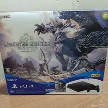 PS4の箱　　外箱　空箱のみ　本体なしPlayStation4 MONSTER HUNTER: WORLD Starter Pack Black CUHJ-10022　の箱_画像1