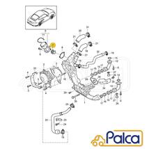 ポルシェ サーモスタット | 911|996/ターボ ターボS | 911|997/3.6ターボ | カイエン|955/4.5S ターボ ターボS |WAHLER| 99610612572に適合_画像3