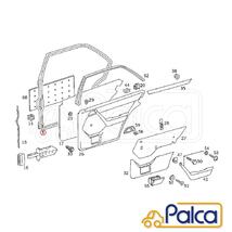 メルセデス ベンツ リアドアウェザーストリップ 右| Eクラス|W124/セダン用 | VAICO製 | 1247303678に適合_画像2
