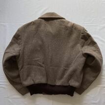 デッドストック！ DEADSTOCK 50's Buck Skein brand フルジップアップ ウールジャケット ビンテージ オリジナル アメリカ製 Lサイズ_画像7